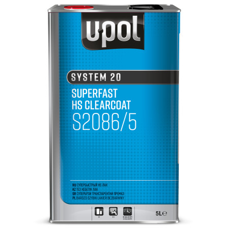 U-POL LAKIER BEZBARWNY 2086 SUPER SZYBKI 1l+utw.3:1 - 3486 - mega-kolor.pl