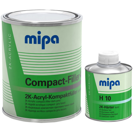 MIPA podkład akr. COMPACT-FILLER 4:1 1L + 0,25 UTW  - 0213 - mega-kolor.pl
