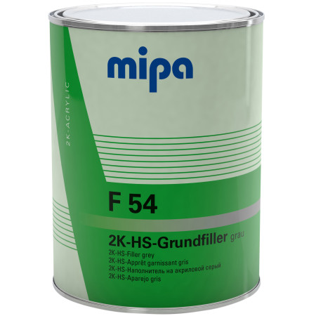 MIPA podkład akr.F54 2K HS szary 1L+H10 250ml Kpl.  - 4509 - mega-kolor.pl