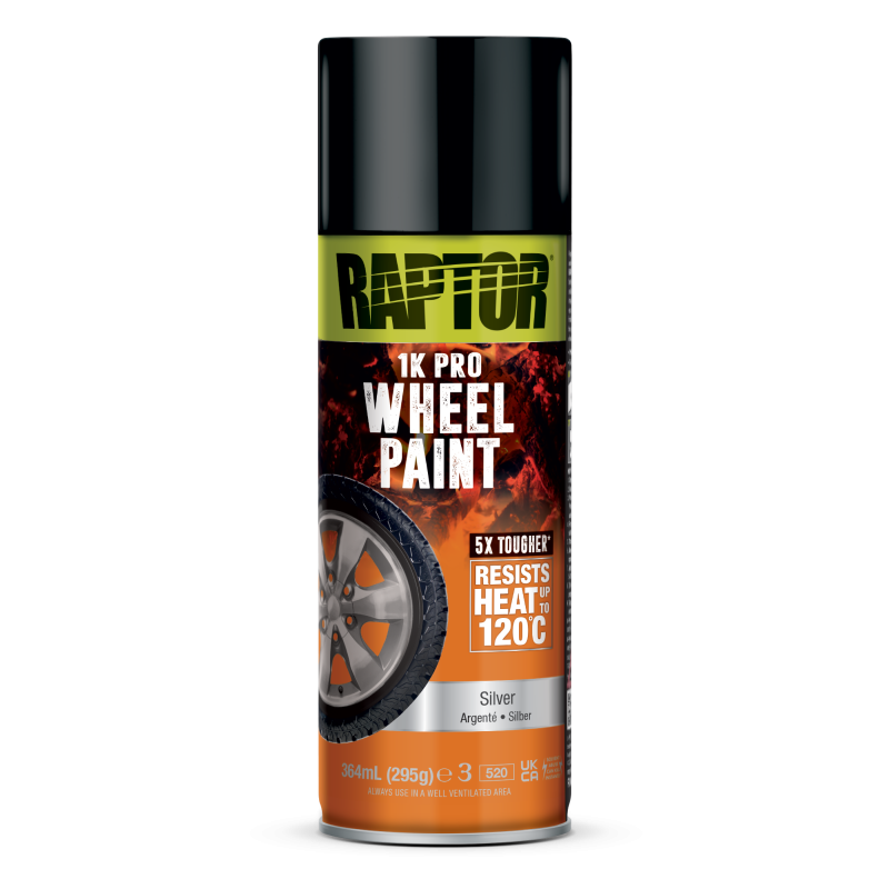 RAPTOR Spray WHEEL felga 120°C 364ml srebrny - 3012 - mega-kolor.pl