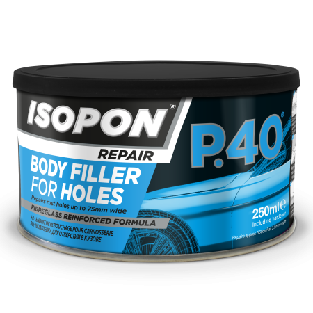 U-POL szpachel IPSON P40 FOR HOLES włókno 2K 250ml - 1040 - mega-kolor.pl